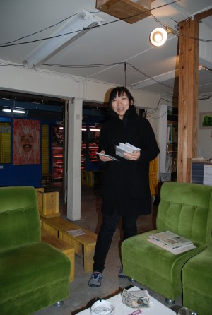 那覇市「おきなわ時間美術館」にて　岡田有美子